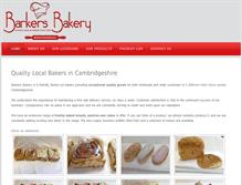 Tablet Screenshot of barkers-bakery.co.uk